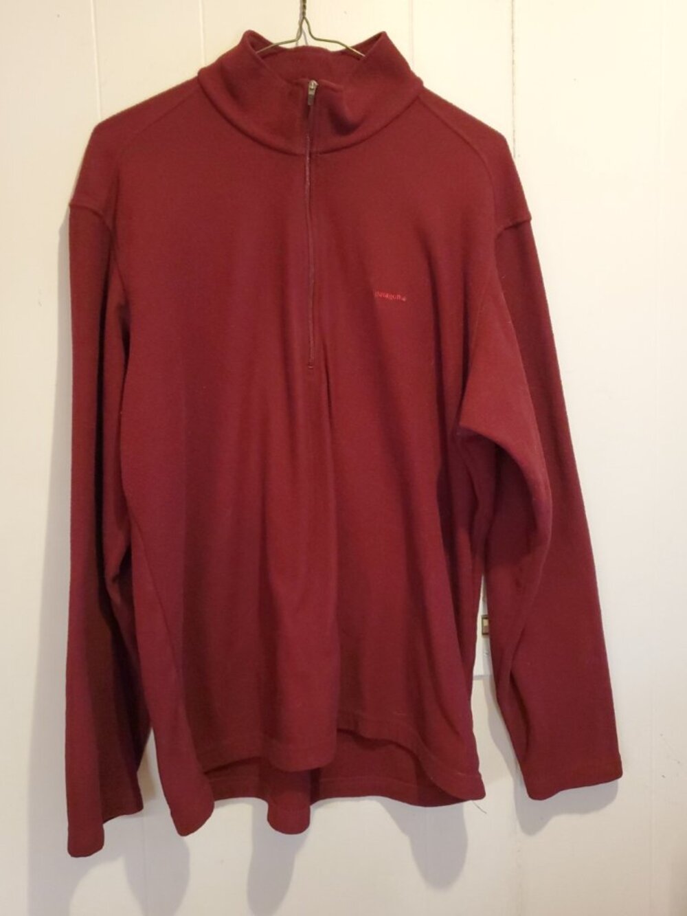 Vintage Patagonia Sweater Men's Size L Maroon 90s